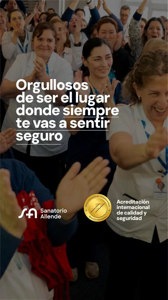 Posteo de Instagram del Sanatorio Allende sobre el cuidado de los pacientes